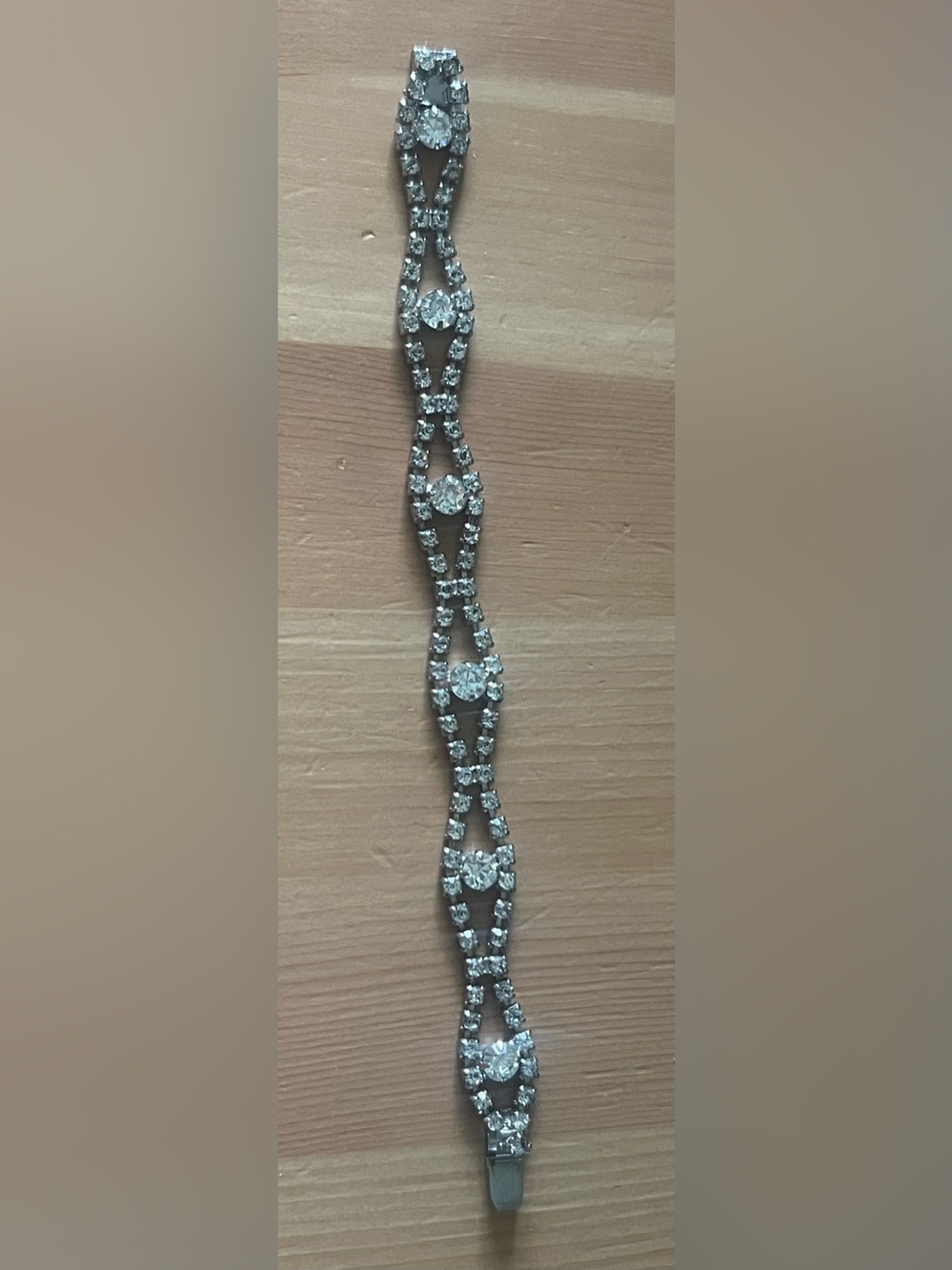 Sparkling Silver Rhinestone Bracelet